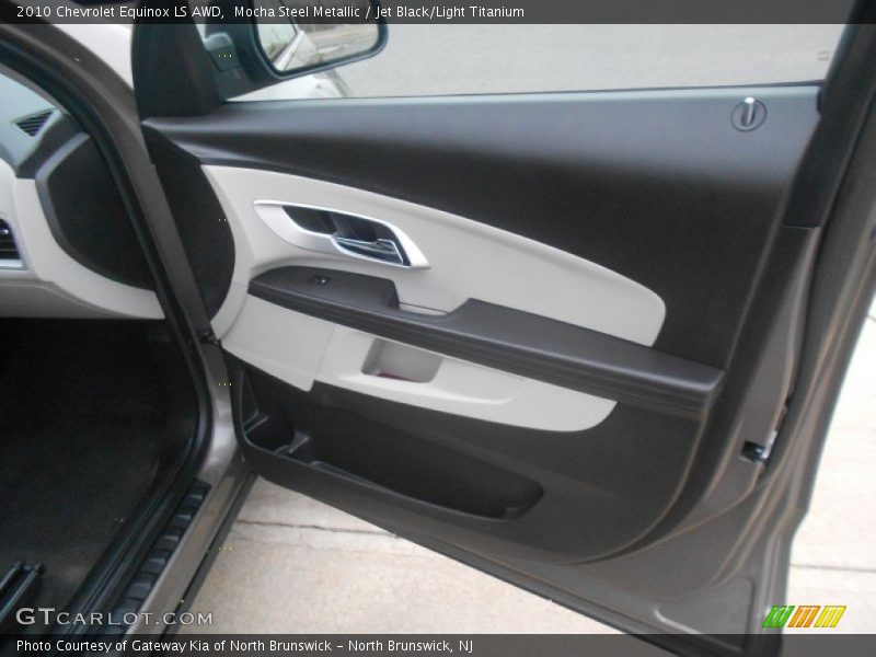 Mocha Steel Metallic / Jet Black/Light Titanium 2010 Chevrolet Equinox LS AWD