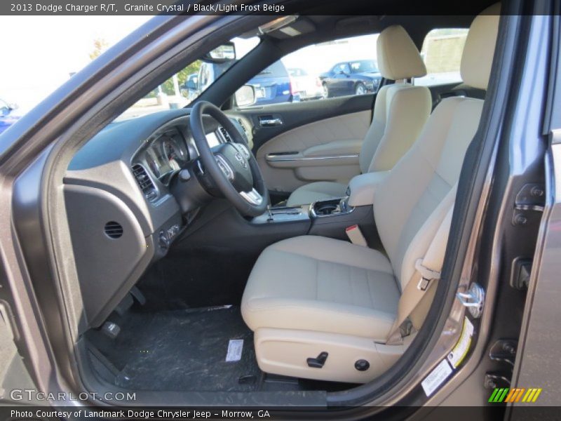 Granite Crystal / Black/Light Frost Beige 2013 Dodge Charger R/T