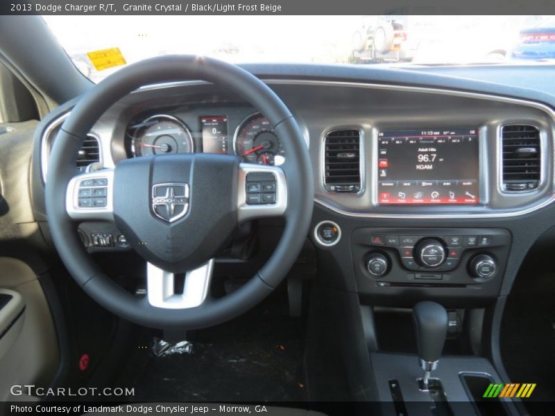 Granite Crystal / Black/Light Frost Beige 2013 Dodge Charger R/T