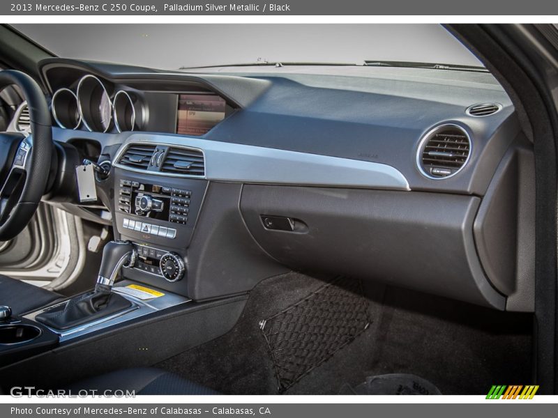 Palladium Silver Metallic / Black 2013 Mercedes-Benz C 250 Coupe