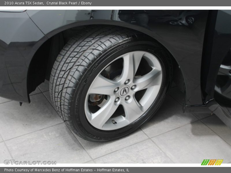 Crystal Black Pearl / Ebony 2010 Acura TSX Sedan