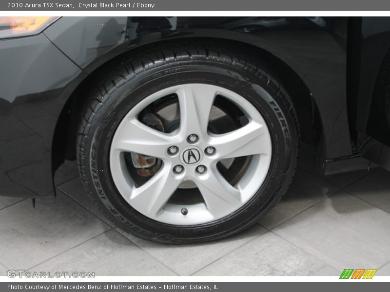 Crystal Black Pearl / Ebony 2010 Acura TSX Sedan