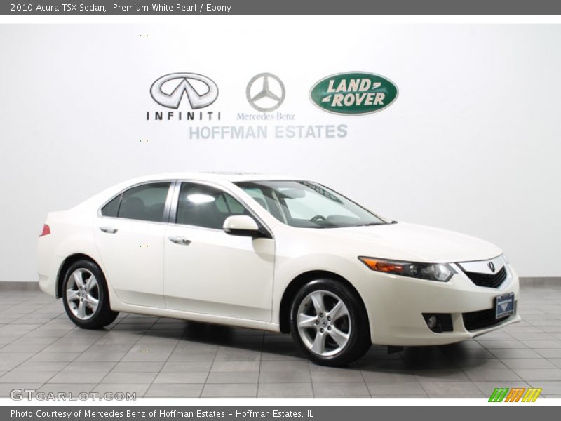 Premium White Pearl / Ebony 2010 Acura TSX Sedan