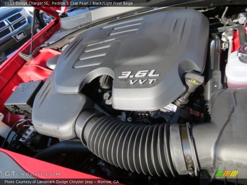 Redline 3 Coat Pearl / Black/Light Frost Beige 2013 Dodge Charger SE