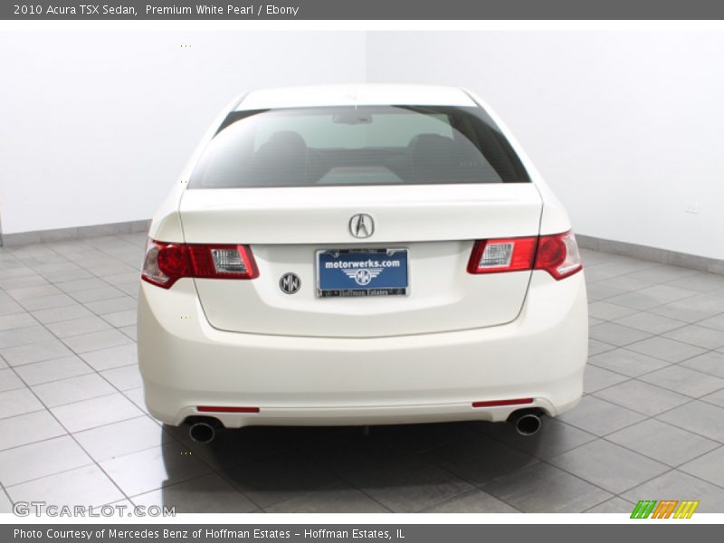 Premium White Pearl / Ebony 2010 Acura TSX Sedan