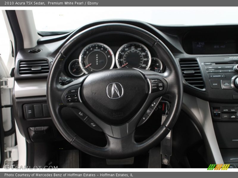 Premium White Pearl / Ebony 2010 Acura TSX Sedan