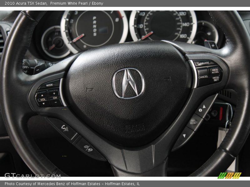 Premium White Pearl / Ebony 2010 Acura TSX Sedan