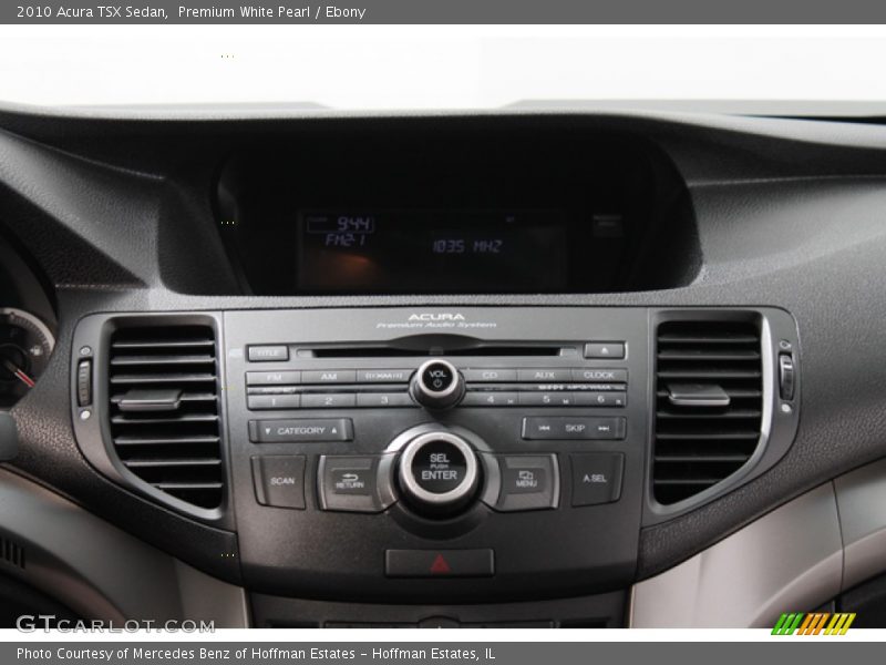 Premium White Pearl / Ebony 2010 Acura TSX Sedan