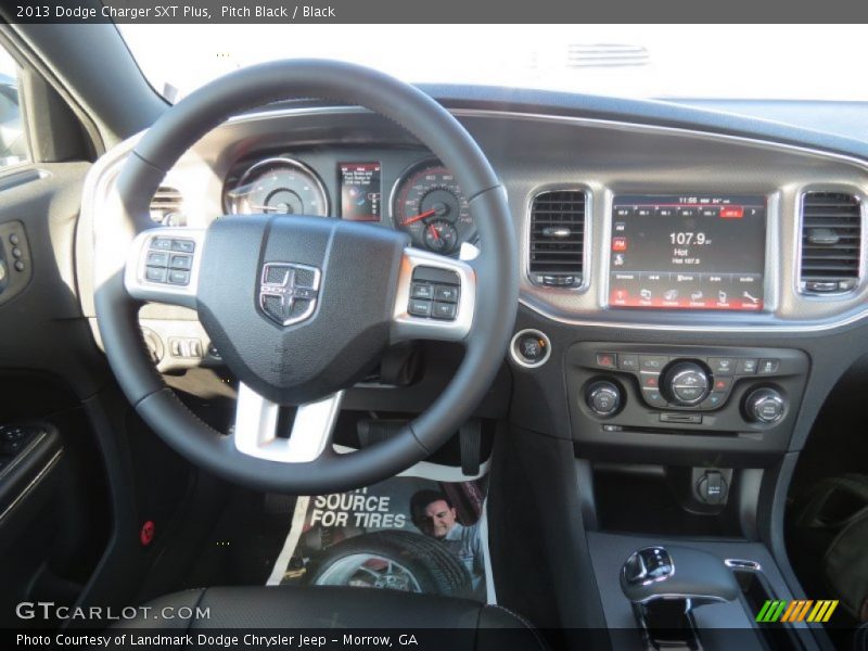 Pitch Black / Black 2013 Dodge Charger SXT Plus