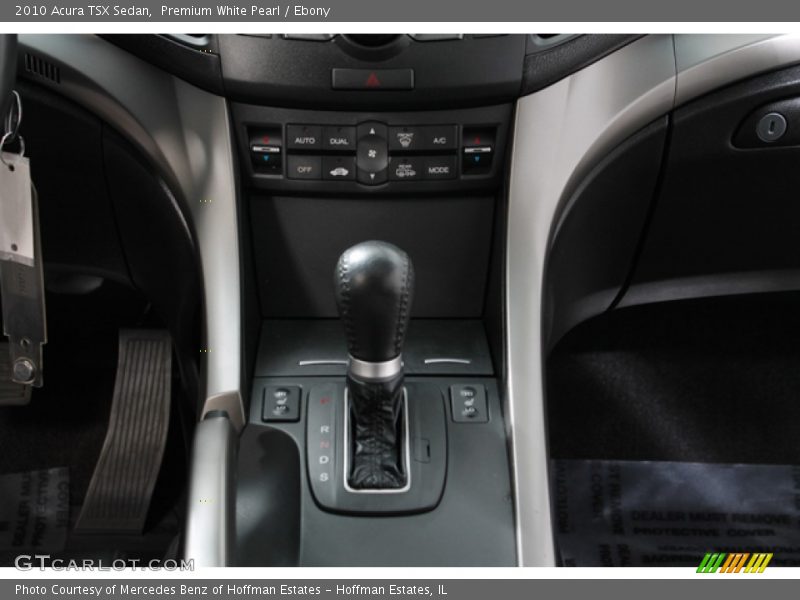 Premium White Pearl / Ebony 2010 Acura TSX Sedan