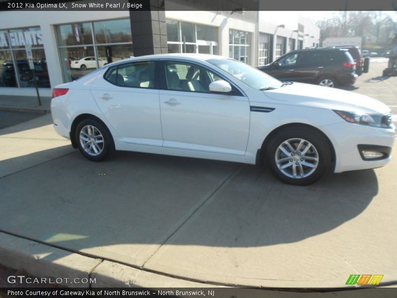 Snow White Pearl / Beige 2012 Kia Optima LX