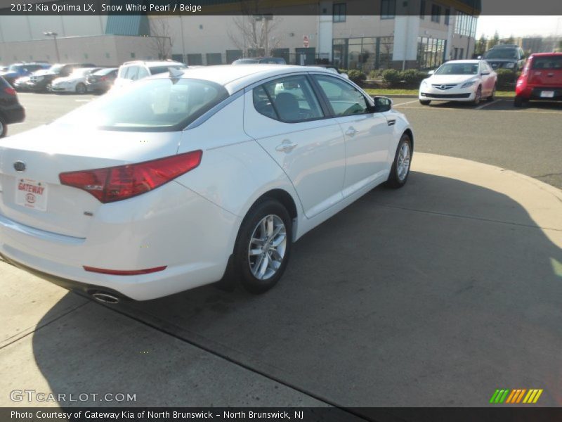 Snow White Pearl / Beige 2012 Kia Optima LX