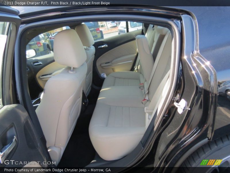 Pitch Black / Black/Light Frost Beige 2013 Dodge Charger R/T