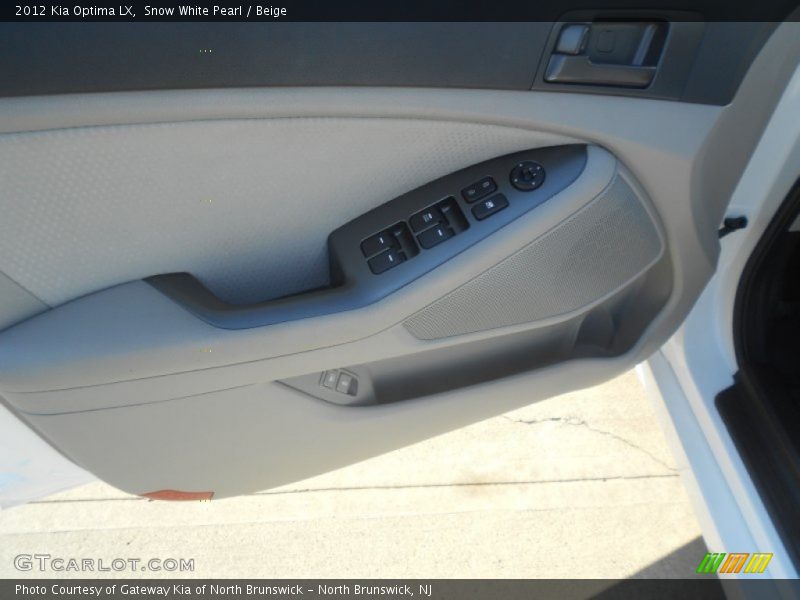 Snow White Pearl / Beige 2012 Kia Optima LX
