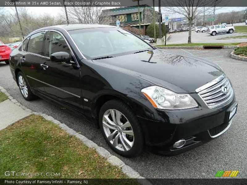 Black Obsidian / Graphite Black 2009 Infiniti M 35x AWD Sedan
