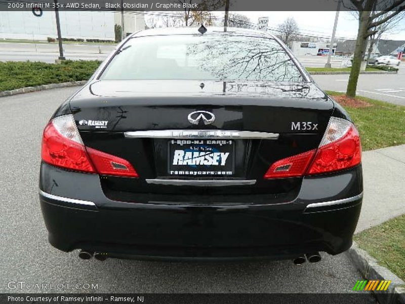 Black Obsidian / Graphite Black 2009 Infiniti M 35x AWD Sedan