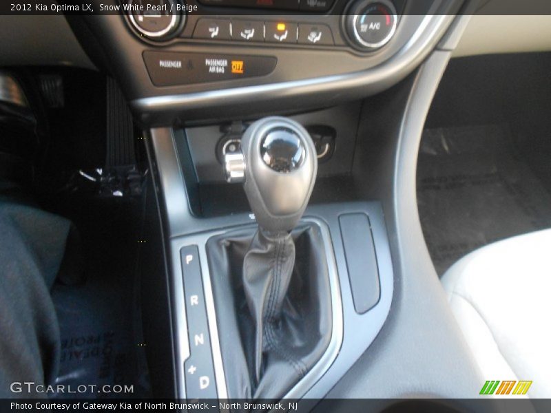 Snow White Pearl / Beige 2012 Kia Optima LX