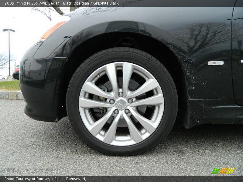 Black Obsidian / Graphite Black 2009 Infiniti M 35x AWD Sedan