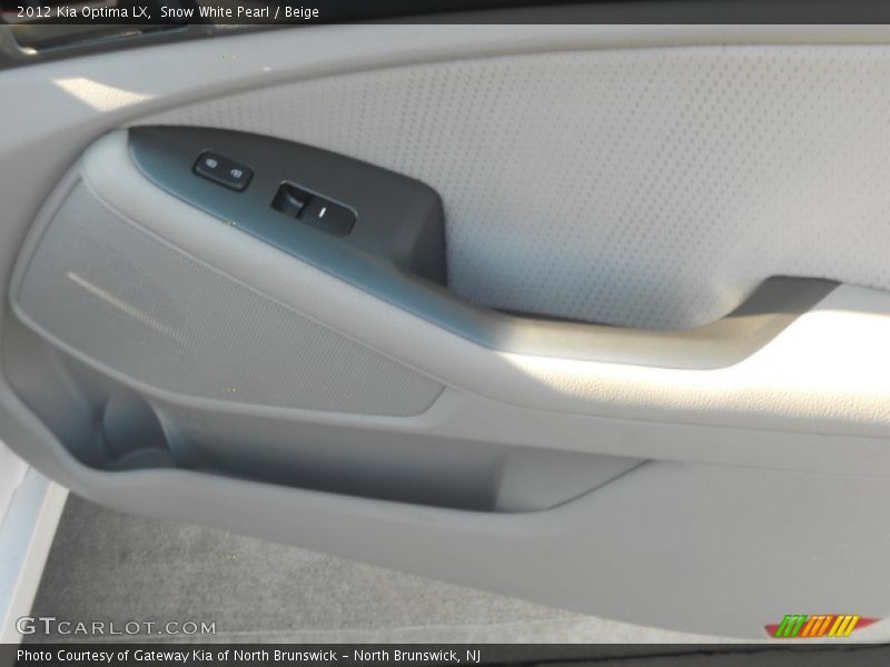 Snow White Pearl / Beige 2012 Kia Optima LX