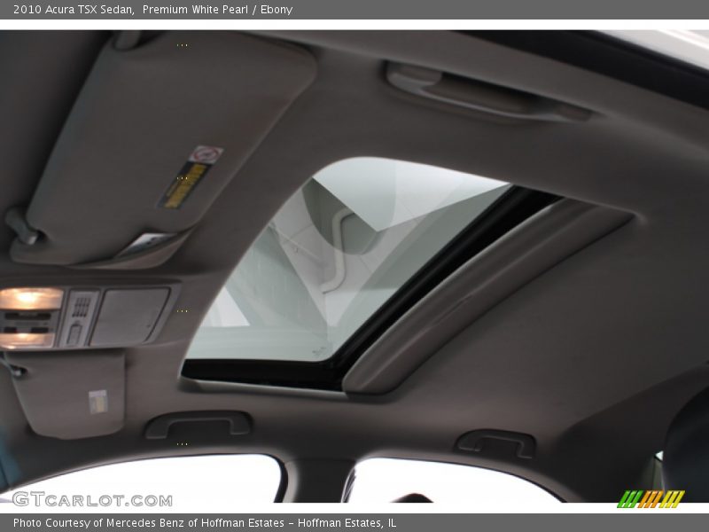 Premium White Pearl / Ebony 2010 Acura TSX Sedan