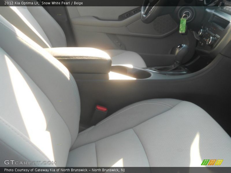 Snow White Pearl / Beige 2012 Kia Optima LX