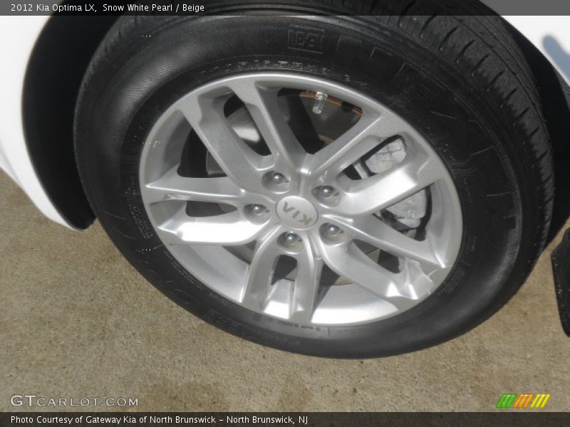Snow White Pearl / Beige 2012 Kia Optima LX
