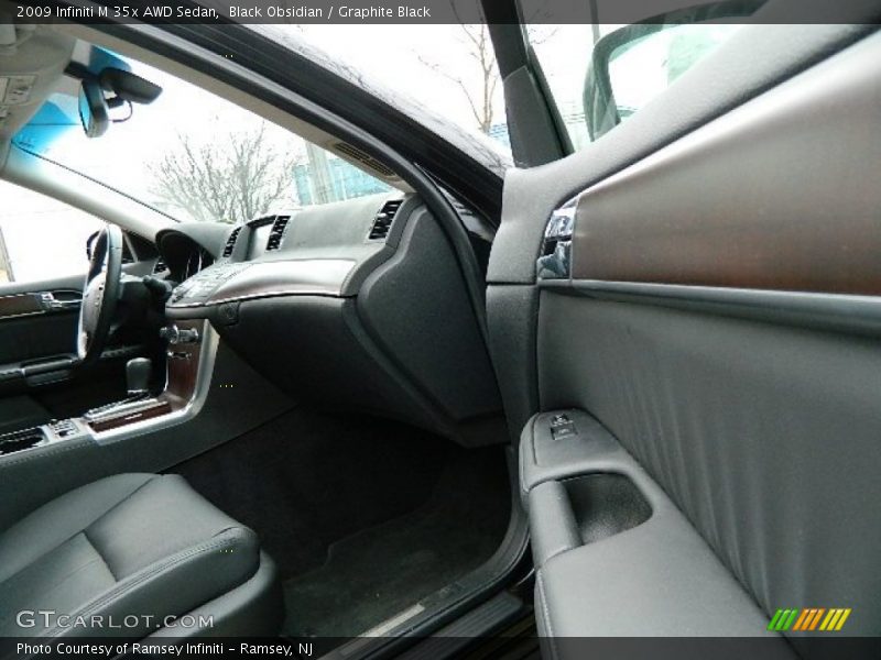 Black Obsidian / Graphite Black 2009 Infiniti M 35x AWD Sedan