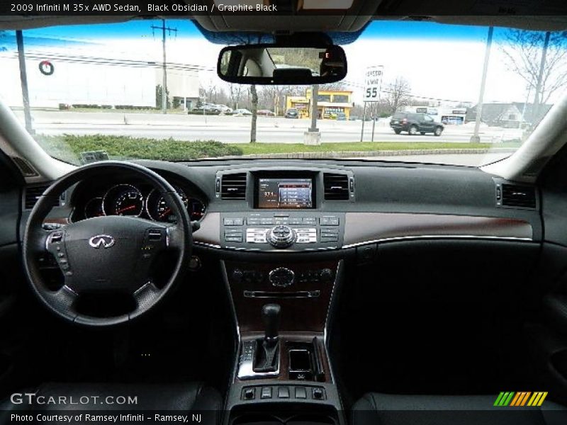 Black Obsidian / Graphite Black 2009 Infiniti M 35x AWD Sedan