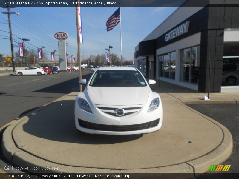 Performance White / Black 2010 Mazda MAZDA6 i Sport Sedan