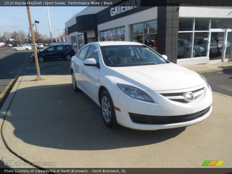 Performance White / Black 2010 Mazda MAZDA6 i Sport Sedan
