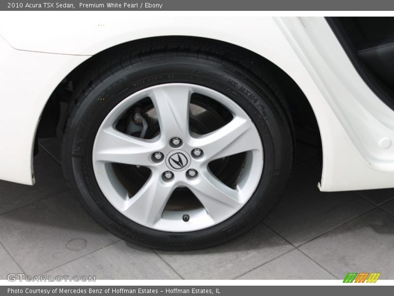 Premium White Pearl / Ebony 2010 Acura TSX Sedan