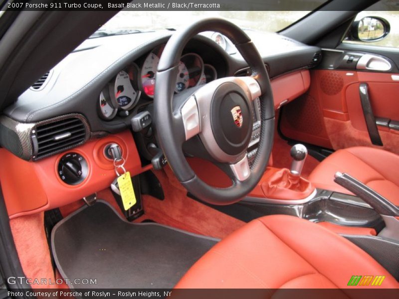 Black/Terracotta Interior - 2007 911 Turbo Coupe 