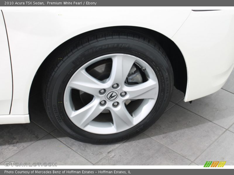 Premium White Pearl / Ebony 2010 Acura TSX Sedan
