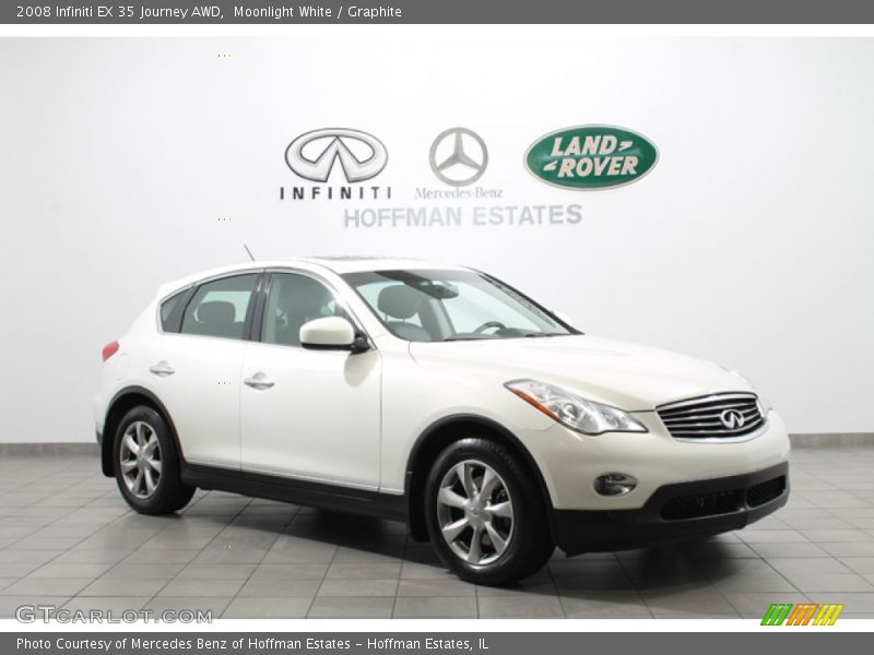 Moonlight White / Graphite 2008 Infiniti EX 35 Journey AWD