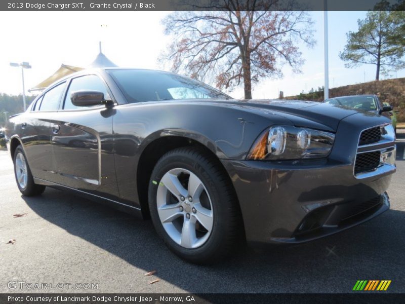Granite Crystal / Black 2013 Dodge Charger SXT