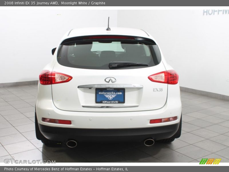 Moonlight White / Graphite 2008 Infiniti EX 35 Journey AWD