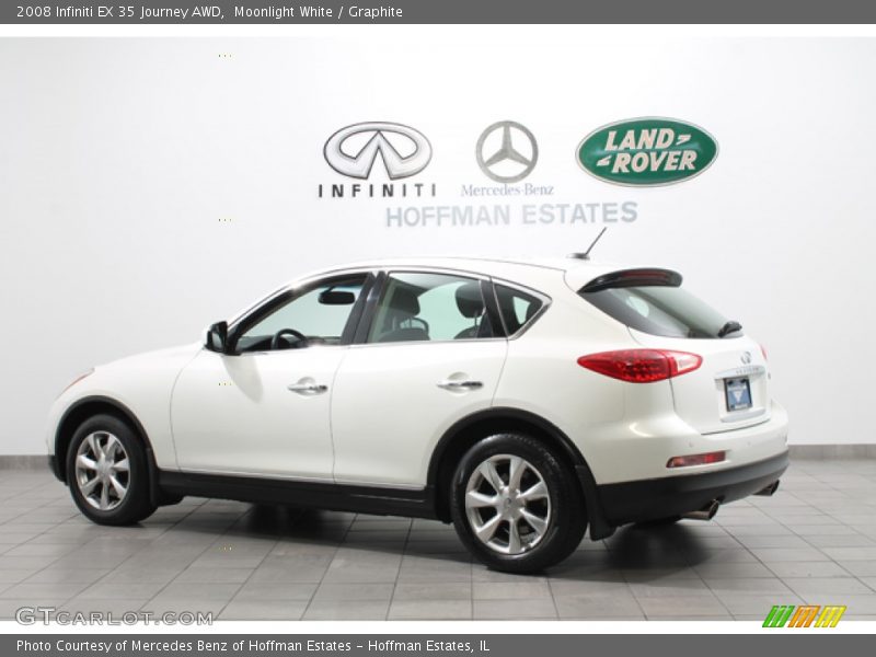 Moonlight White / Graphite 2008 Infiniti EX 35 Journey AWD