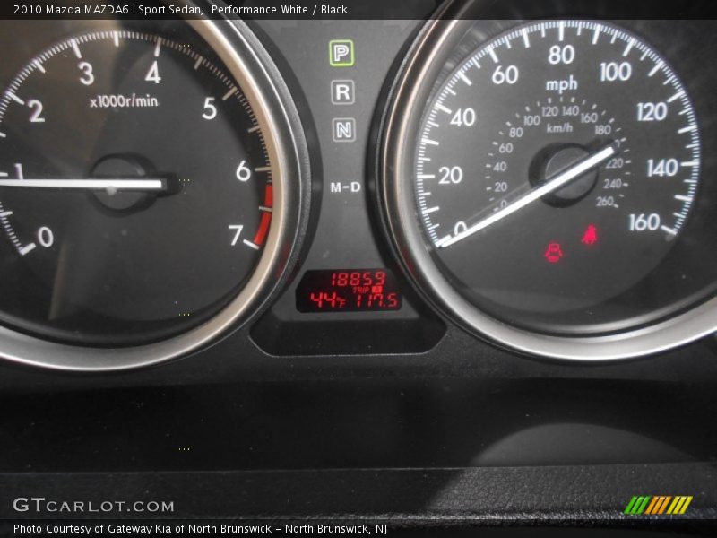 Performance White / Black 2010 Mazda MAZDA6 i Sport Sedan