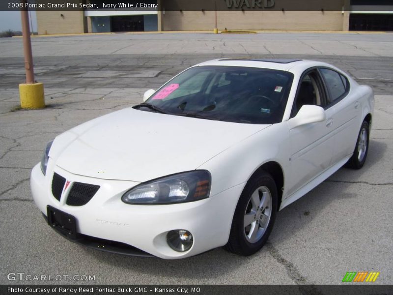 Ivory White / Ebony 2008 Pontiac Grand Prix Sedan