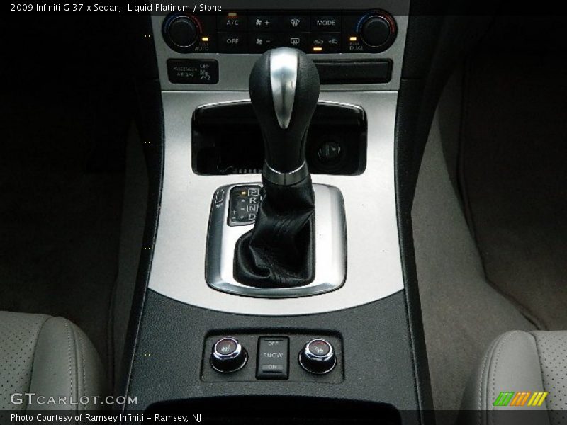 Liquid Platinum / Stone 2009 Infiniti G 37 x Sedan