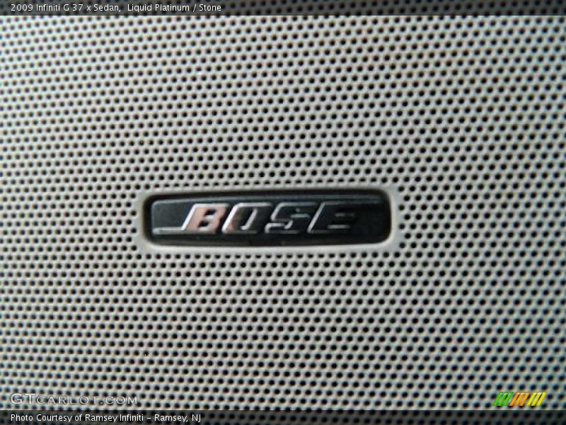 Liquid Platinum / Stone 2009 Infiniti G 37 x Sedan