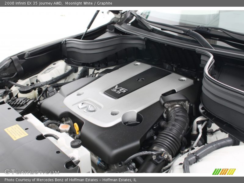 Moonlight White / Graphite 2008 Infiniti EX 35 Journey AWD