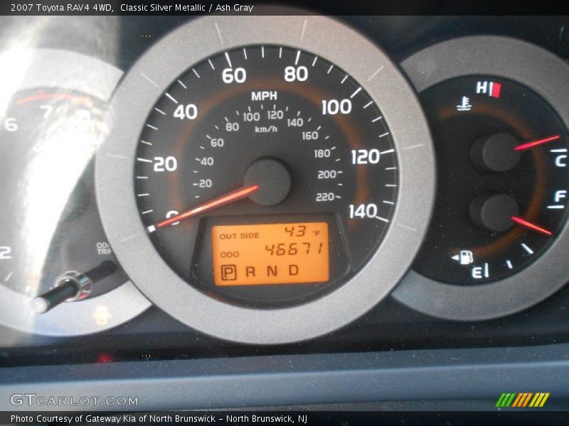 Classic Silver Metallic / Ash Gray 2007 Toyota RAV4 4WD