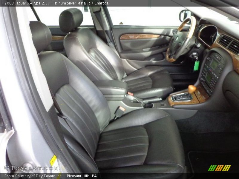 Platinum Silver Metallic / Charcoal 2003 Jaguar X-Type 2.5