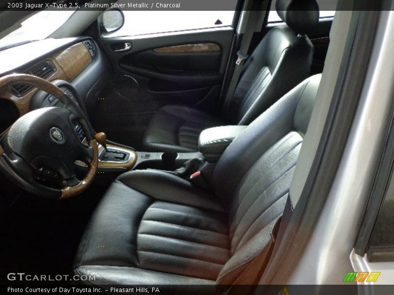 Platinum Silver Metallic / Charcoal 2003 Jaguar X-Type 2.5