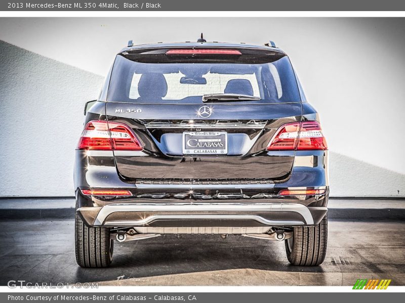 Black / Black 2013 Mercedes-Benz ML 350 4Matic