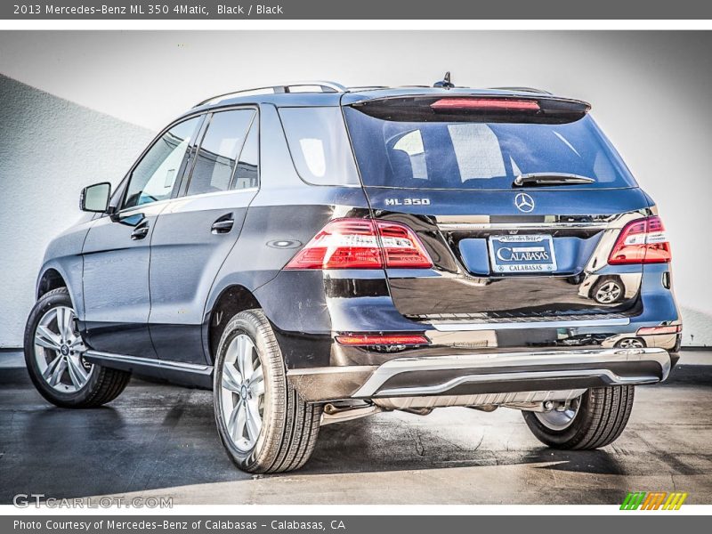 Black / Black 2013 Mercedes-Benz ML 350 4Matic