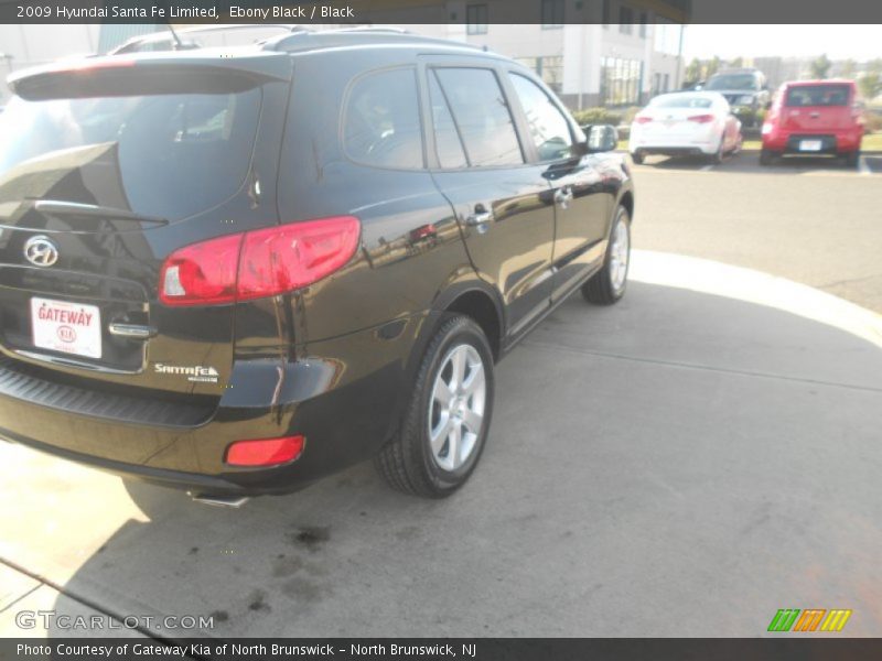 Ebony Black / Black 2009 Hyundai Santa Fe Limited