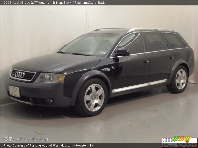 Brilliant Black / Platinum/Sabre Black 2005 Audi Allroad 2.7T quattro