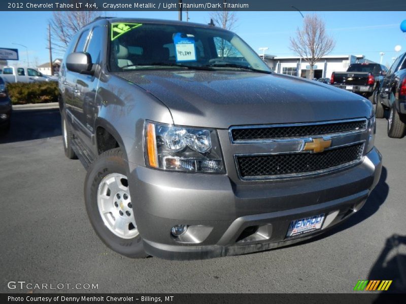 Graystone Metallic / Light Titanium/Dark Titanium 2012 Chevrolet Tahoe LT 4x4